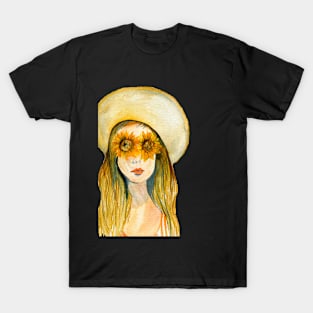 Sunflower girl T-Shirt